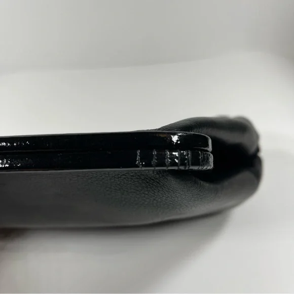 Rosie Pope Maternity Soft Black Leather Diaper Clutch - Picture 6 of 15